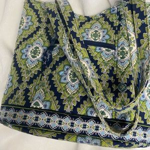 Gently used Vera Bradley purse in green and blue